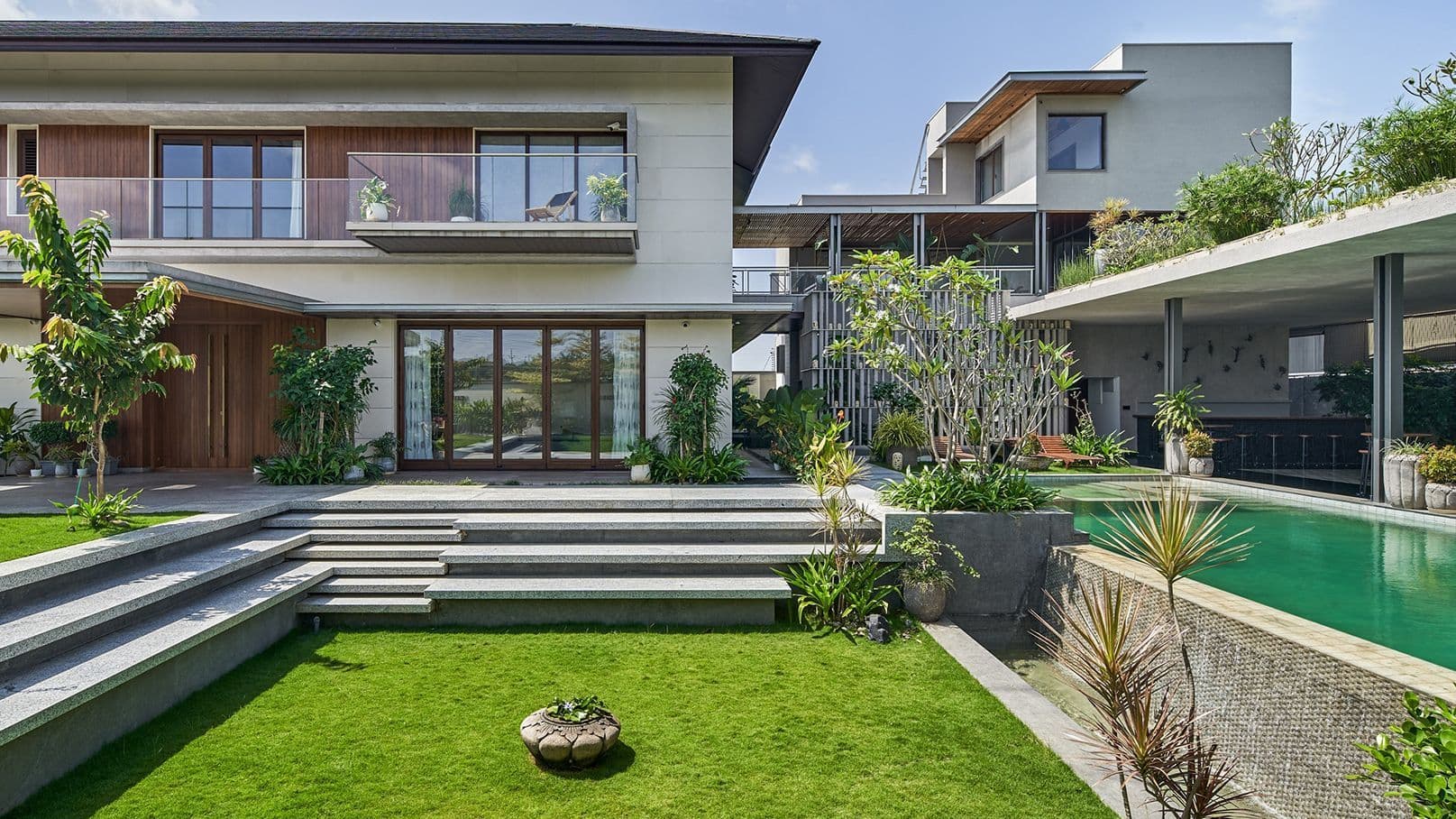 Villa exterior in Bangalore